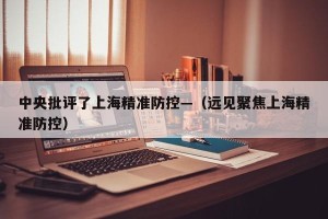 中央批评了上海精准防控—（远见聚焦上海精准防控）