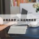 云南去南京 → 从云南到南京