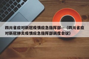 四川省应对新冠疫情应急指挥部—（四川省应对新冠肺炎疫情应急指挥部调度会议）